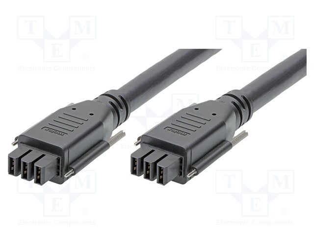 Cable: EXTreme Guardian-pigtail; female; PIN: 3; Len: 4m; 50A; 6AWG