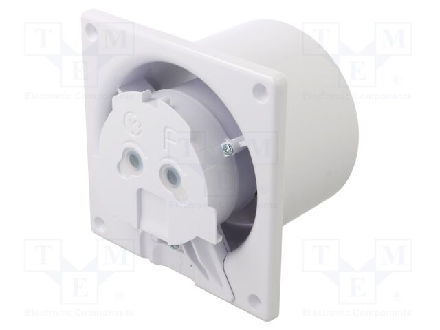 Fan: AC; axial; 230VAC; 93m3/h; 26dBA; ball; 2400rpm; 120x120x89mm