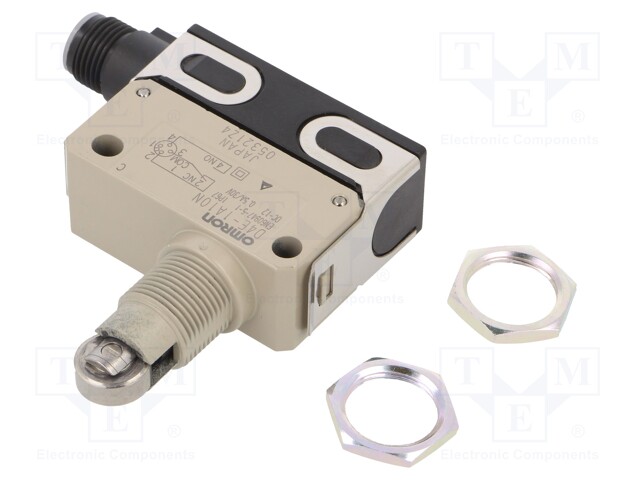 Limit switch; plunger with metal roller Ø11mm; NO + NC; 10A