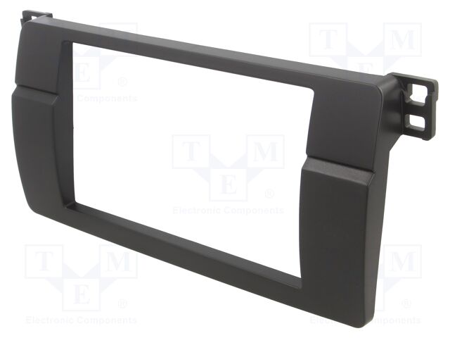 Radio frame; BMW; 2 DIN; black