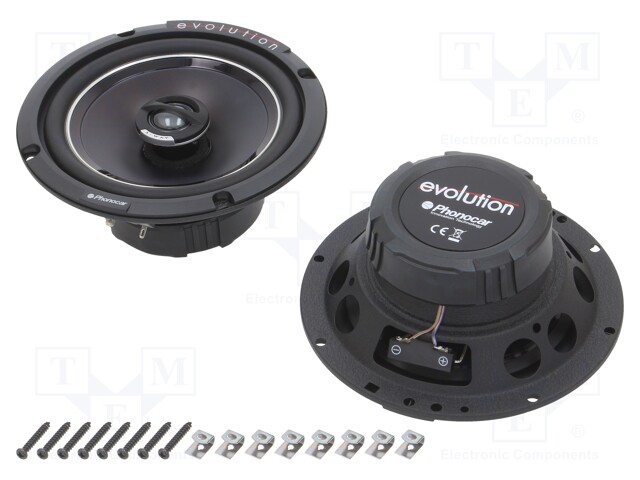 Car loudspeakers; tweeter,woofer; 165mm; 120W; 55Hz÷20kHz; 4Ω