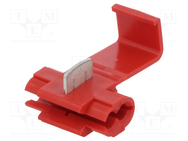 Quick splice; IDC; 0.5÷1.5mm2; for cable; red; Variant: splitter
