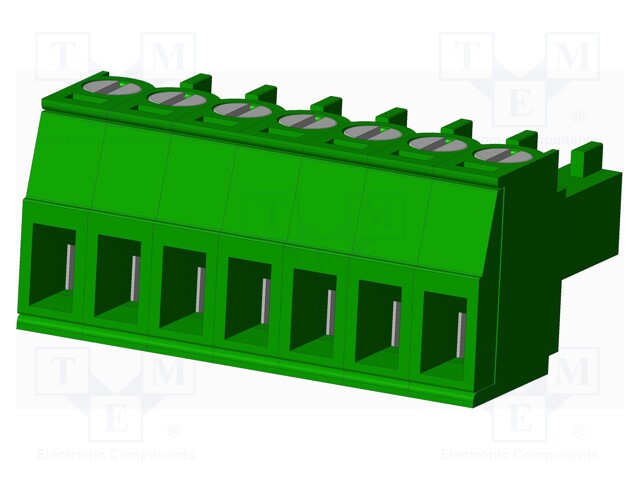 Connector: pluggable terminal block; plug; female; straight; 10A