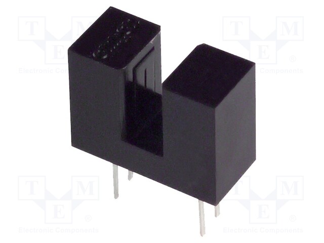 Sensor: photoelectric; through-beam (with slot); Mounting: PCB