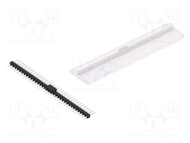 Connector: pin strips; pin header; male; PIN: 35; 2.54mm; SMT; 1x35