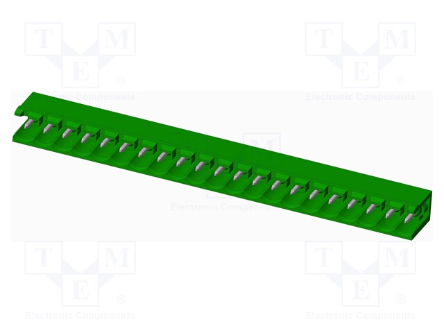 Connector: pluggable terminal block; socket; male; angled 90°