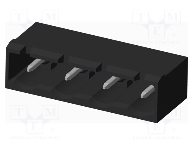 Connector: pluggable terminal block; socket; male; on PCBs