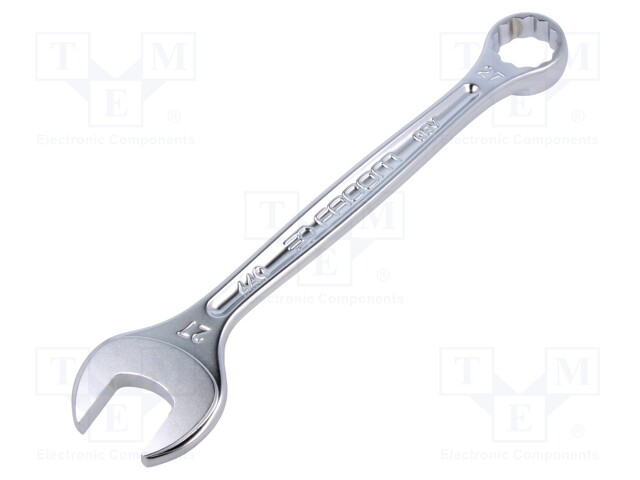 Wrench; combination spanner; 27mm; L: 295mm; satin