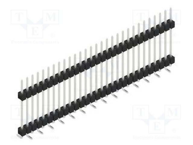 Connector: pin strips; pin header; male; PIN: 29; 2.54mm; SMT; 1x29