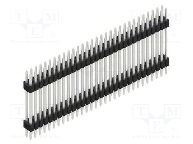 Connector: pin strips; pin header; male; PIN: 60; 1.27mm; THT; 2x30