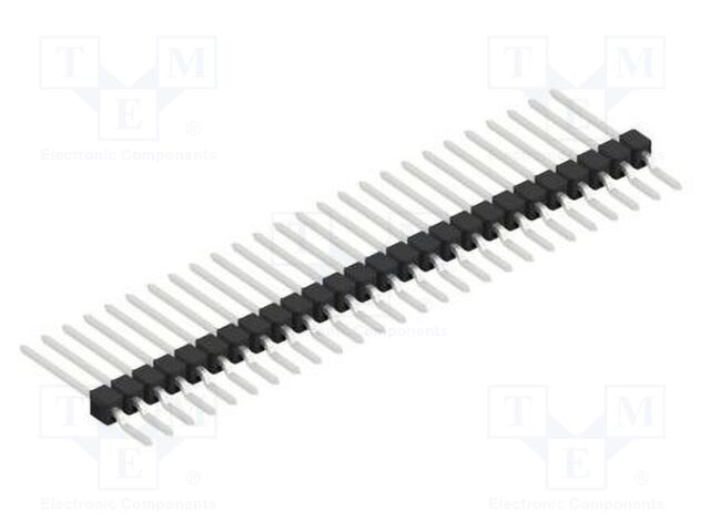 Connector: pin strips; pin header; male; PIN: 26; 2.54mm; SMT; 1x26