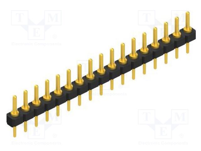 Connector: pin strips; pin header; male; PIN: 17; 2.54mm; THT; 1x17