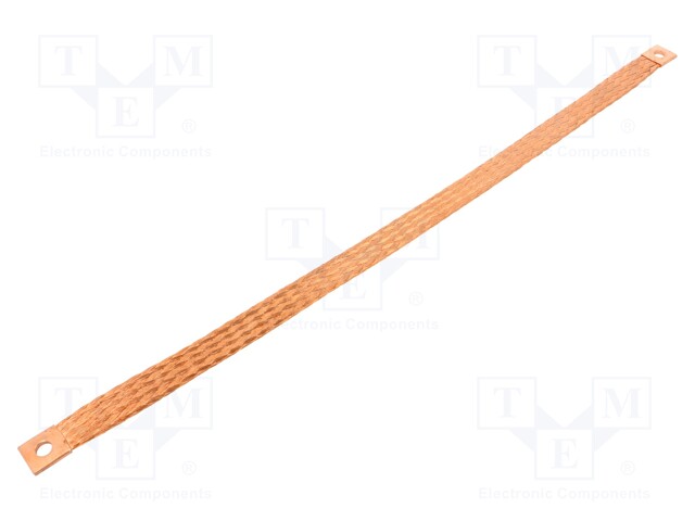 Braids; tape; 25mm2; Ø1: 9mm; Ø2: 9mm; L: 500mm