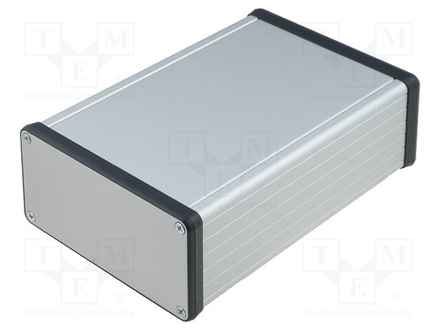 Enclosure: with panel; 1455; X: 103mm; Y: 160mm; Z: 53mm; aluminium
