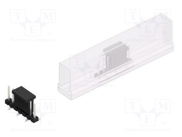 Connector: pin strips; pin header; male; PIN: 7; 2.54mm; SMT; 1x7