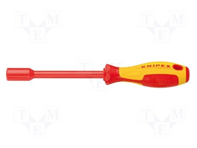 Screwdriver; insulated; hex socket; HEX 7mm; Blade length: 125mm
