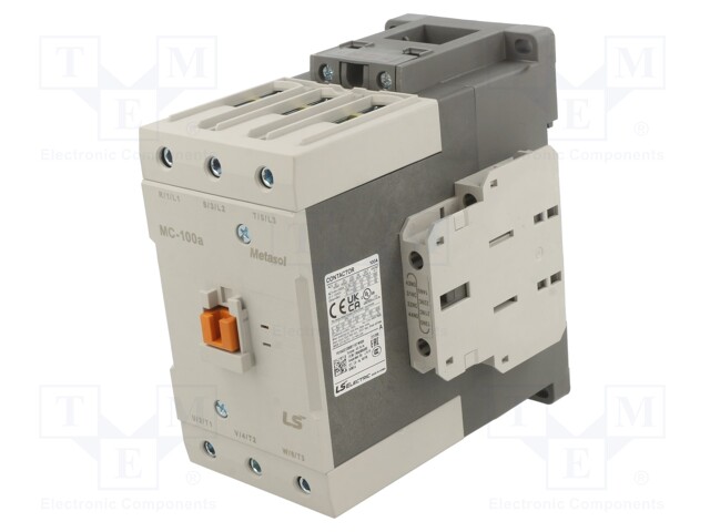 Contactor: 3-pole; NO x3; Auxiliary contacts: NO + NC; 110VAC