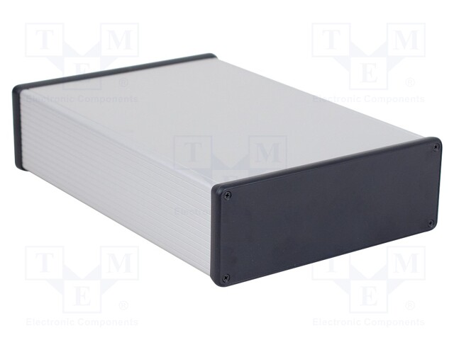 Enclosure: with panel; 1455; X: 191mm; Y: 280mm; Z: 66mm; aluminium