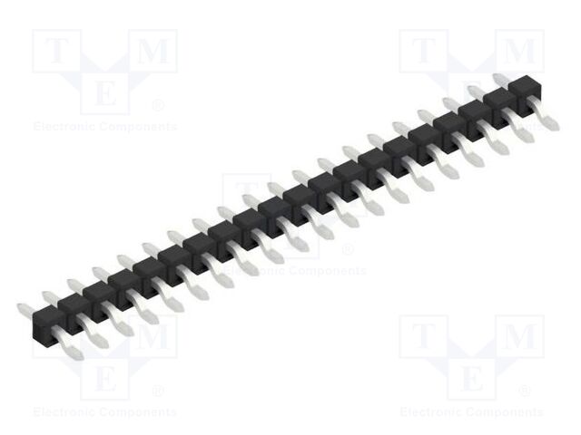 Connector: pin strips; pin header; male; PIN: 20; 2.54mm; SMT; 1x20