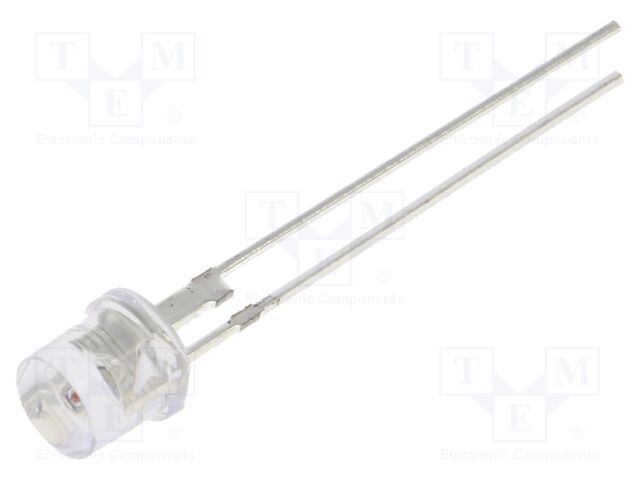 LED; amber; 5mm; 5800÷7000mcd; 140°; Front: flat; 2.3÷2.8VDC; round