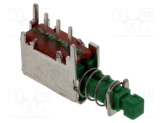 Switch: push-button; Pos: 2; SPDT; 0.3A/30VDC; Rcont max: 20mΩ; THT