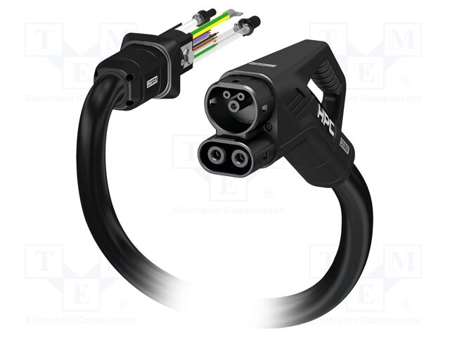 EMobility: cable; 5x25mm2,7x0.75mm2; 1kVDC; 700kW; IP54; 5m; 700A