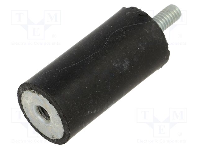 Vibration damper; rubber