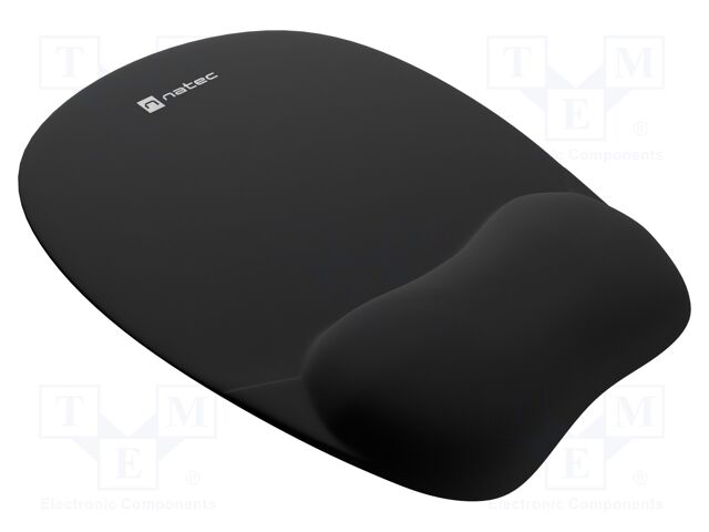 Mouse pad; black; Features: gel; 235x195x22mm
