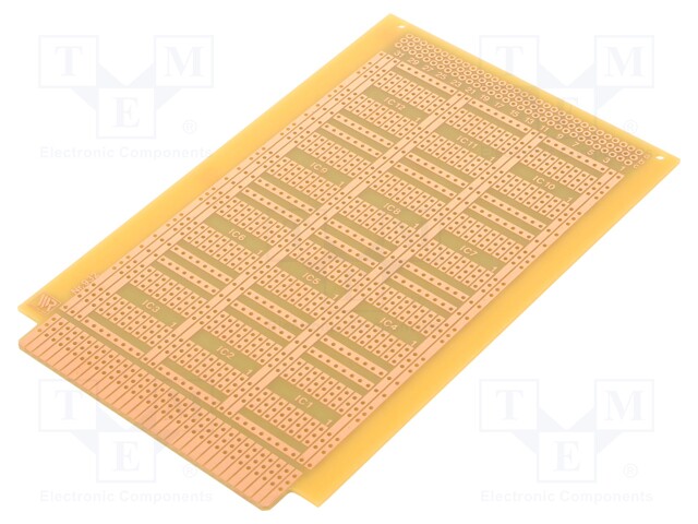 Board: universal; single sided,prototyping; W: 100mm; L: 160mm