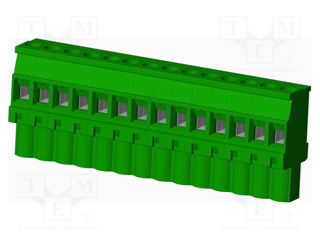 Connector: pluggable terminal block; plug; female; angled 90°