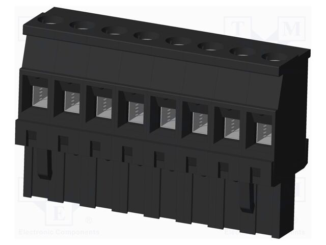 Connector: pluggable terminal block; plug; female; angled 90°