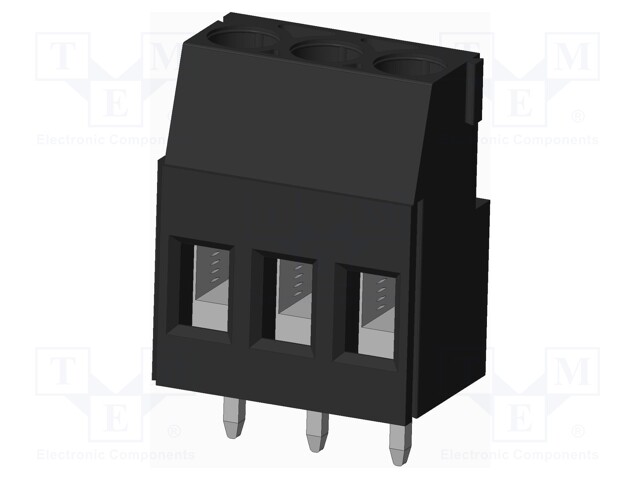 Connector: PCB terminal block; terminal; Plating: tinned; on PCBs