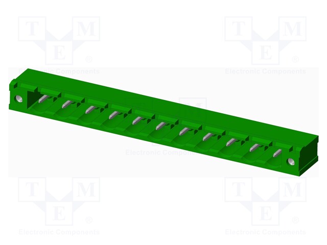 Connector: pluggable terminal block; socket; male; angled 90°