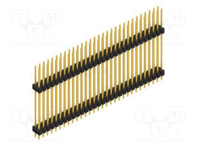 Connector: pin strips; pin header; male; PIN: 60; 2.54mm; THT; 2x30