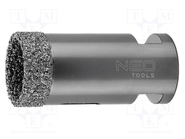 Diamond hole saw; Ø: 28mm; glaze,ceramic tile; Thread: M14