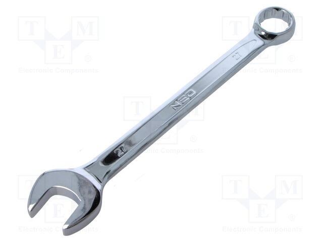 Wrench; combination spanner; 27mm; Chrom-vanadium steel; L: 310mm