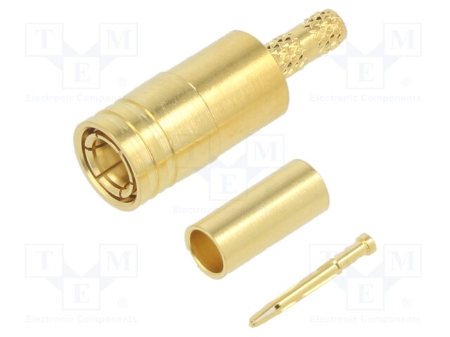 SMB STR PLUGCRIMPRG174/188/316 50 OHM