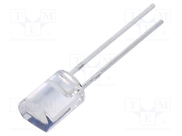 PIN photodiode; THT; 940nm; 5nA; rounded; flat; transparent