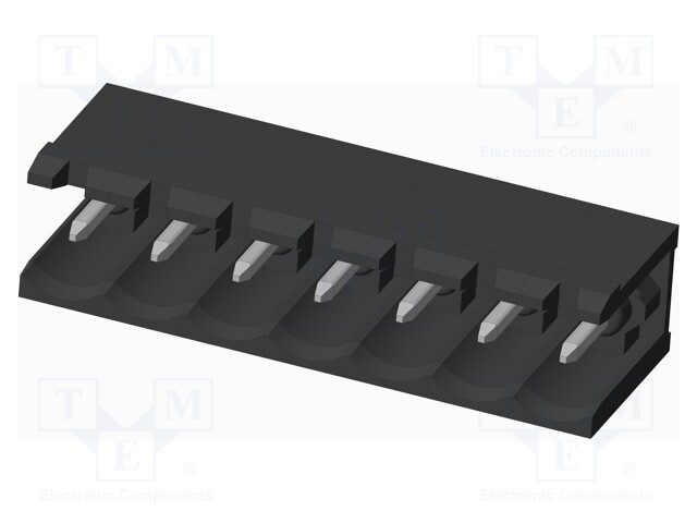 Connector: pluggable terminal block; socket; male; on PCBs