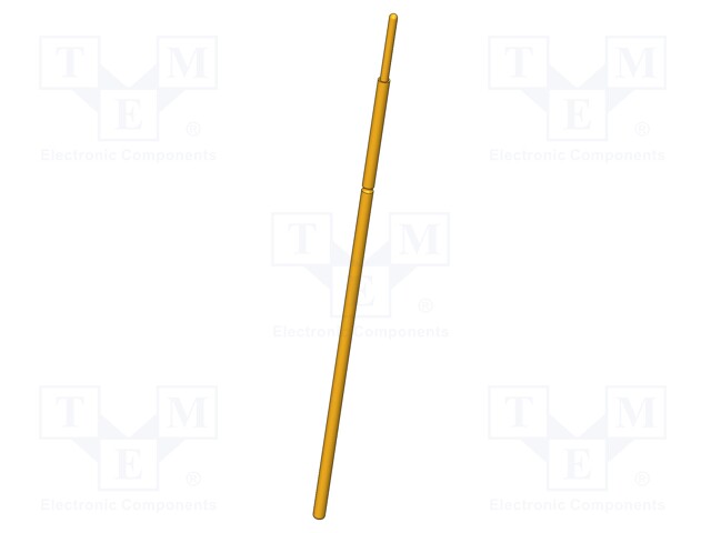 Needle-like test probe; Operational spring compression: 2mm