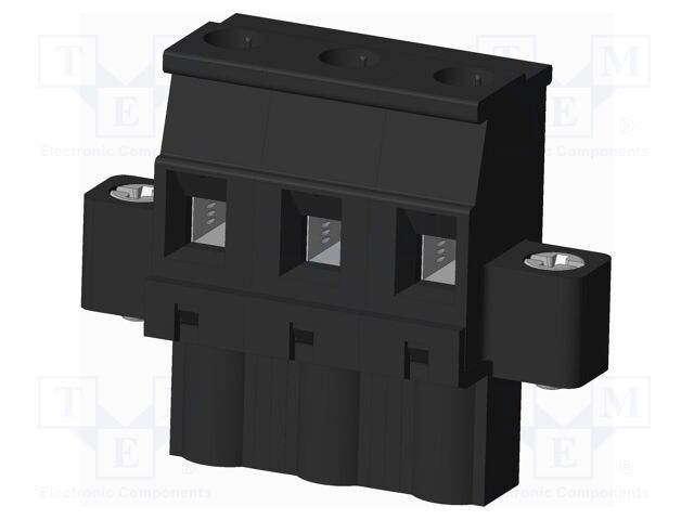 Connector: pluggable terminal block; plug; female; angled 90°