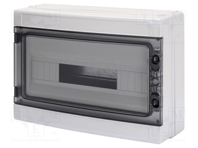 Enclosure: for modular components; IP65; wall mount; grey; 40 CD