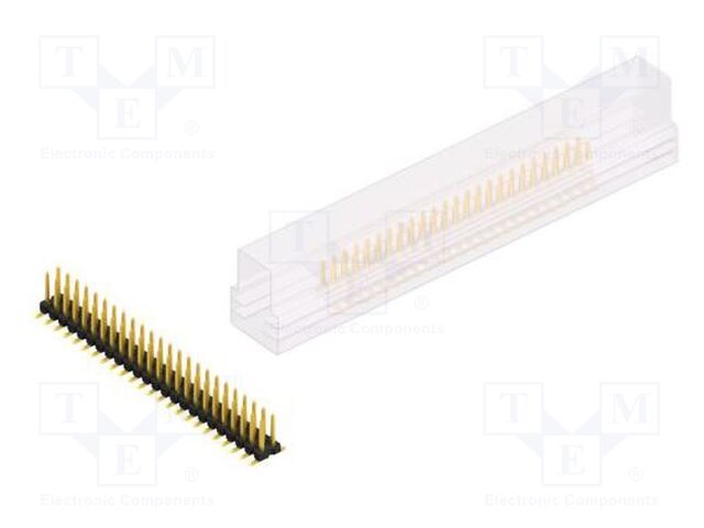 Connector: pin strips; pin header; male; PIN: 48; 2.54mm; SMT; 2x24