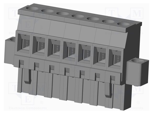 Connector: pluggable terminal block; plug; female; angled 90°