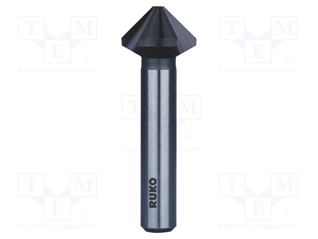 Countersink; high speed steel; Ø: 15mm; cylindrical; L: 60mm; 90°
