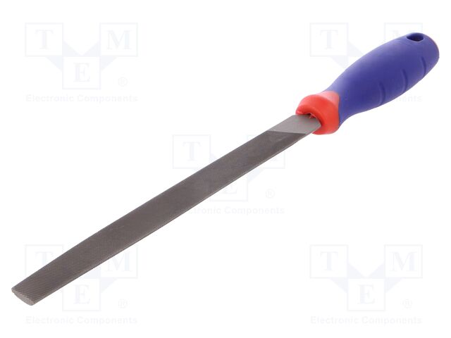 File; half circle; 200mm; steel
