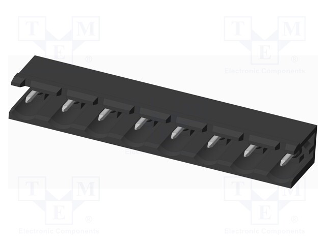 Connector: pluggable terminal block; socket; male; on PCBs