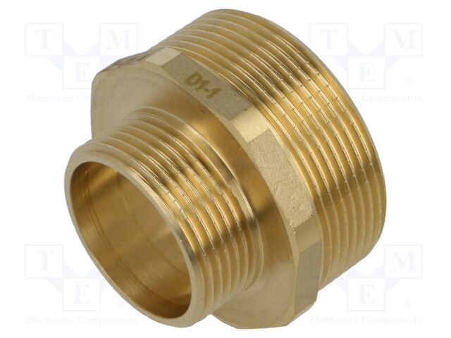 Male-male,reductive; max.6bar@<90°C,max.16bar@10°C÷30°C; BR