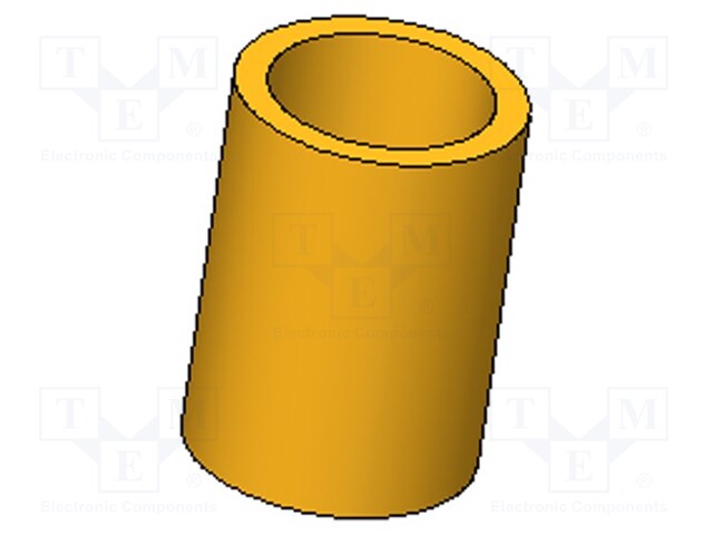 Sleeve for test probe; Contacts: brass; Features: magnetic; L: 3mm