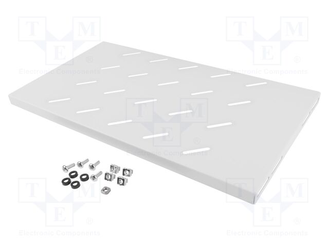 Shelf; 1U; grey; Standard: 19"